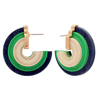 Green Wood Wheel Hoop