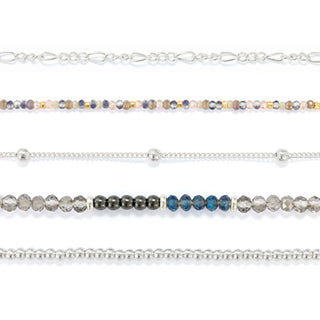 Gunmetal Silver Kindness Necklace