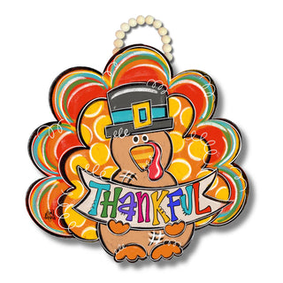 Thankful Turkey Door Hanger