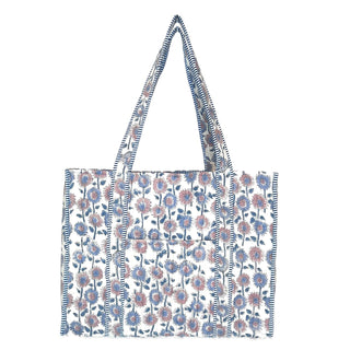 Daisy Fields Quilted Tote Bag