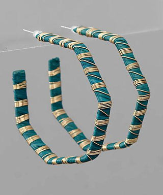Teal Hailey Earrings
