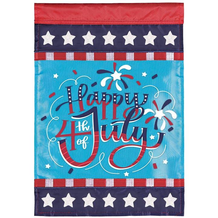 Happy 4th Of July Garden Flag