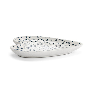 Heart Shaped Spoon Rest Blue Mosaic