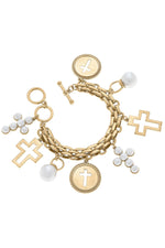 Heaven Cross Charm Bracelet