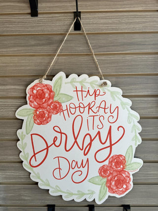 Hip Hooray Derby Door Hanger