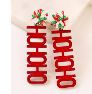 HoHoHo Pom Earrings