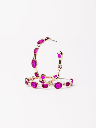 Hot Pink Allie Hoop