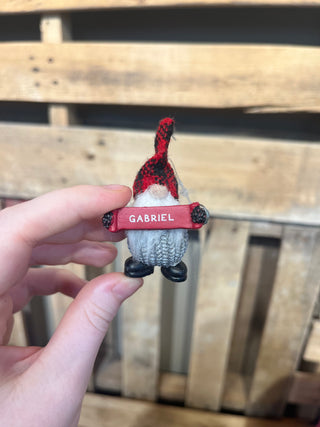 Personalized Gnome Ornament