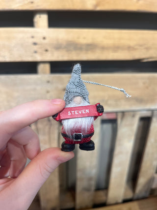 Personalized Gnome Ornament