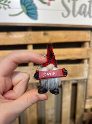 Personalized Gnome Ornament