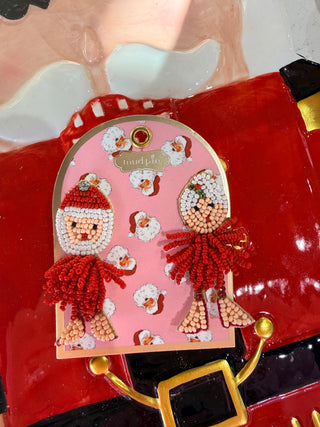 Holiday Beaded Earrings