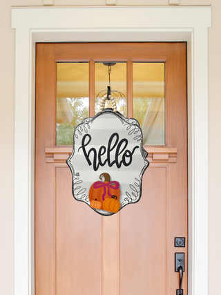 Pumpkins & Bows Attachment 8"