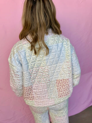 Printed Comfort Mock Neck