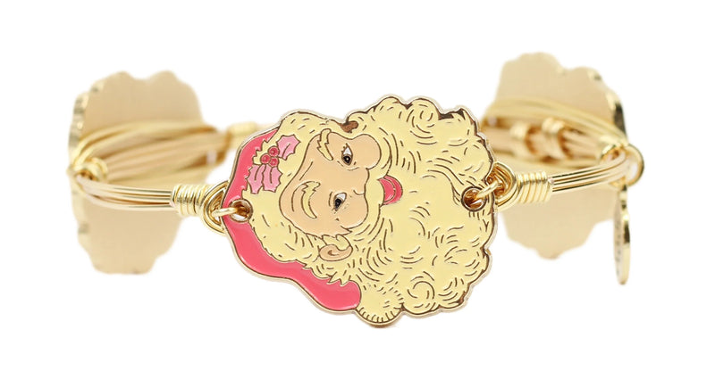 Bourbon & Boweties Pink Santa Bangle