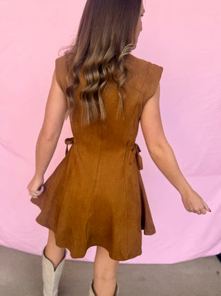 Sweet As Suede Dress
