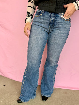 Lynn Wide Flare Jeans