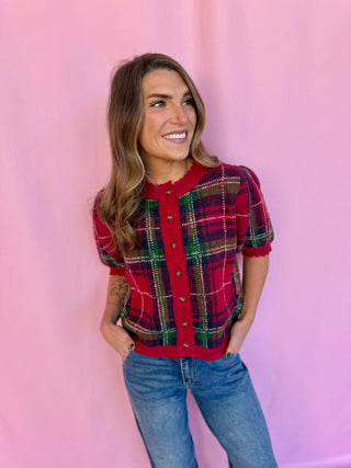 Tartan Nights Cardigan