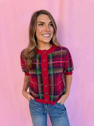Tartan Nights Cardigan