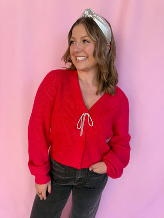 Playful Knot Cardigan