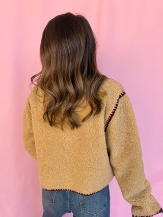 Sherpa Button Front Jacket