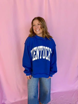 Kentucky Reversible Mock Neck Sweatshirts