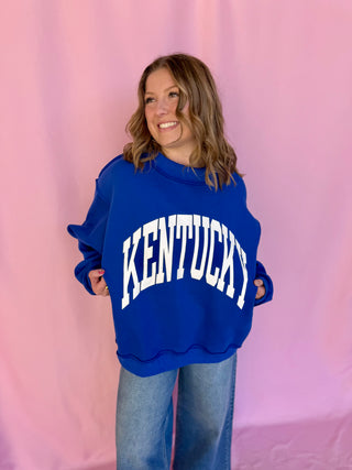 Kentucky Reversible Mock Neck Sweatshirts