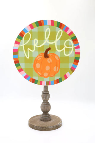 Hello Jewel Pumpkin Topper