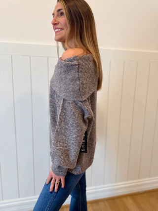 Shoulder To Lean On Sweater