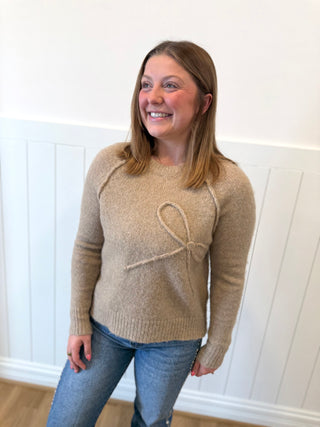Ribbon Touch Sweater