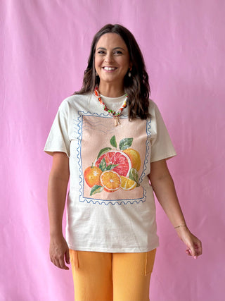 stamped vintage looking tee