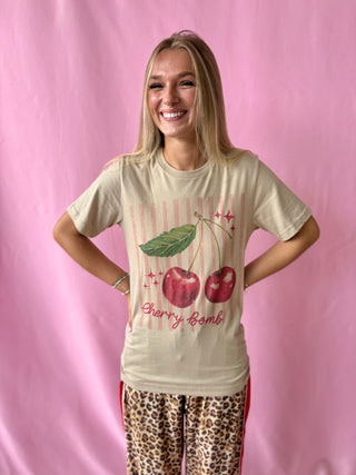 cherry bomb graphic tee 