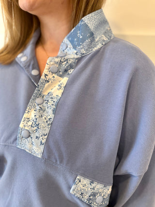 Ditsy Flower Pullover