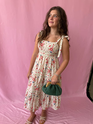 floral midi dress
