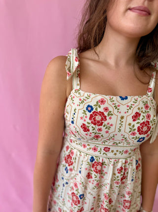 floral midi dress