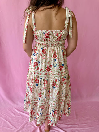 floral midi dress