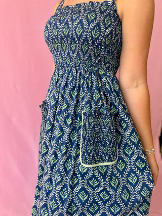 navy floral maxi dress 