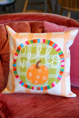 Fall Jewel Pumpkin Pillow