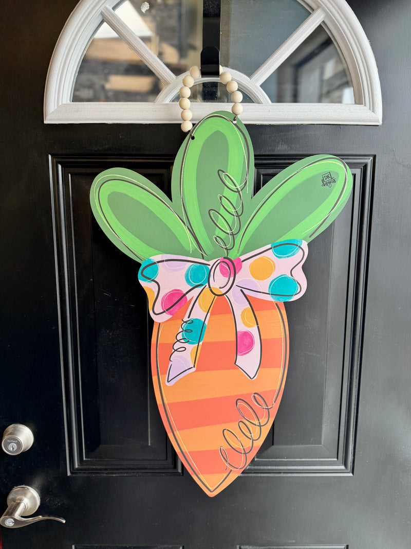 Large Carrot Door Hanger