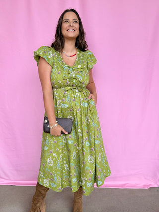 Plot Twist Midi Dress