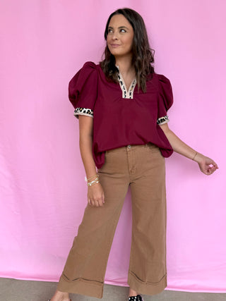 Leopard Lady Top