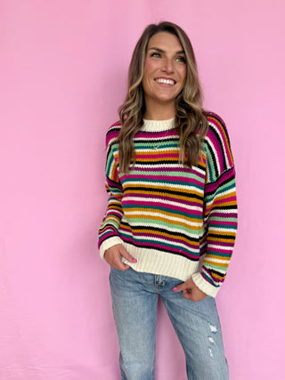 Rainbow Radiance Sweater