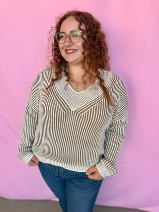 Main Character Stripe Sweater
