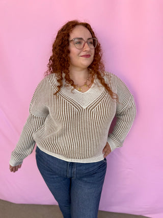 Main Character Stripe Sweater