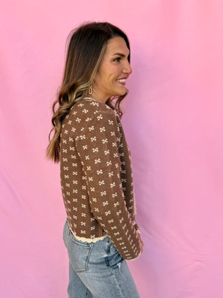 Textured Crew Sweater