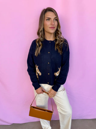 Horse Button Down Cardigan