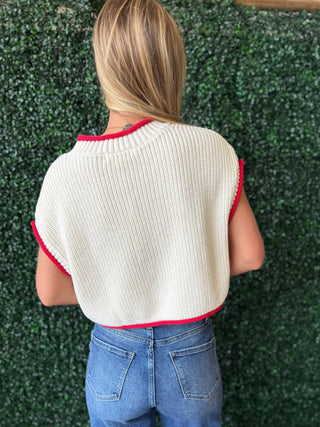 American Flag Sweater Top