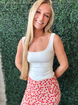 White Tank Top