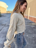 Interlock Crop Sweater