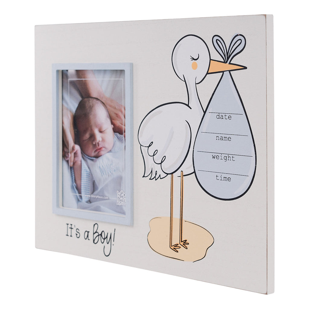 It's A Boy Stork Frame