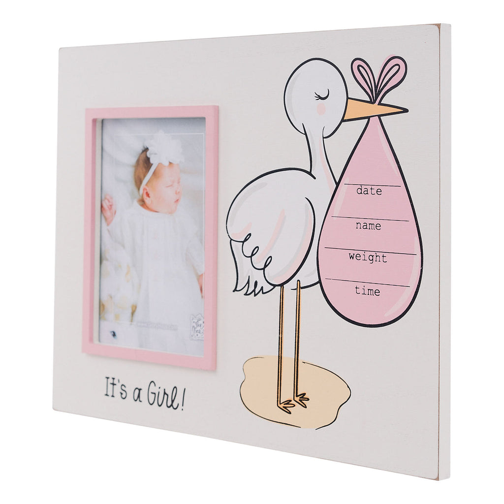 It's A Girl Stork Frame